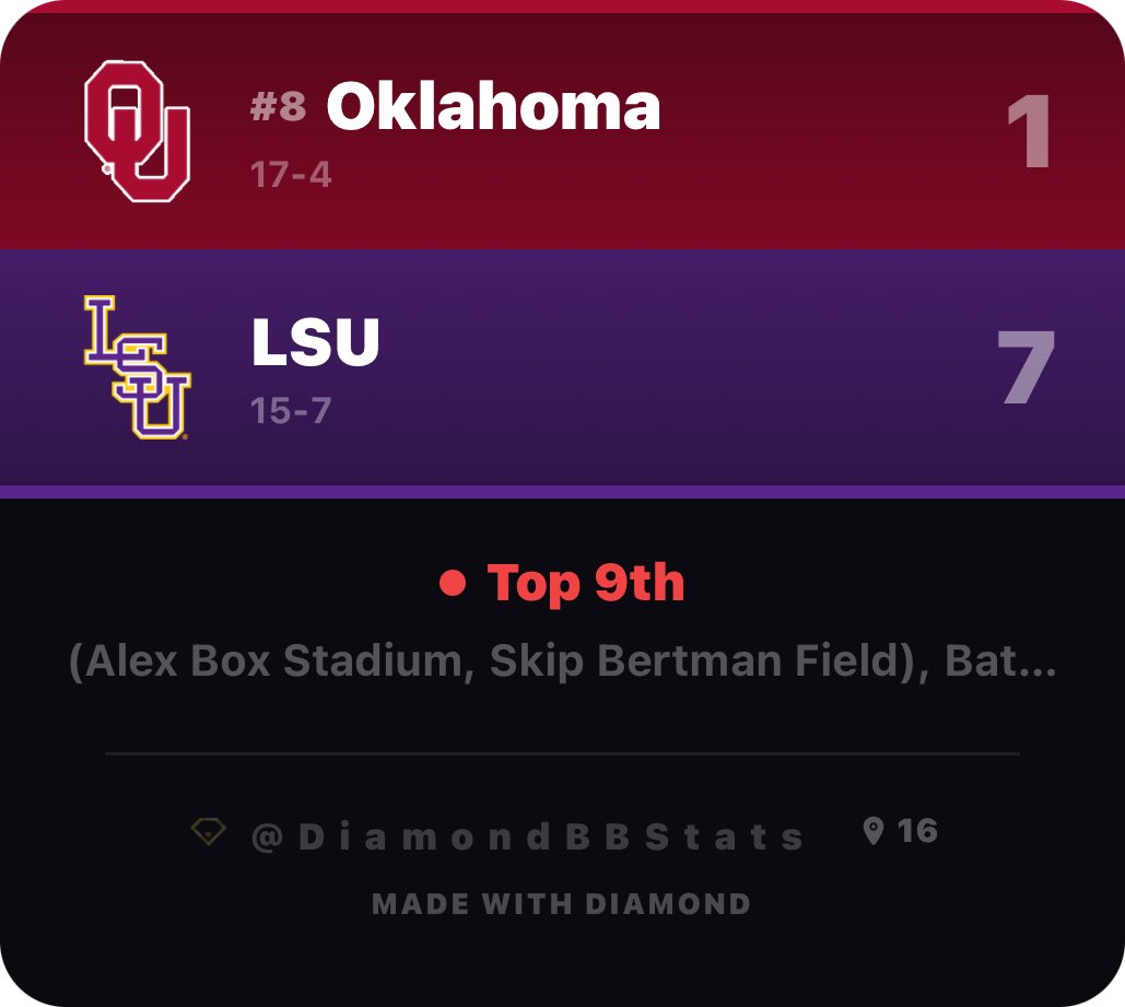 Diamond LSU tweet media