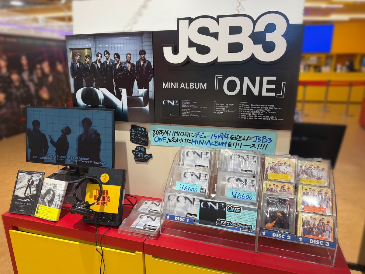 タワ渋LDH】 #三代目JSOULBROTHERS from EXILE TRIBE MINIALBUM『ONE