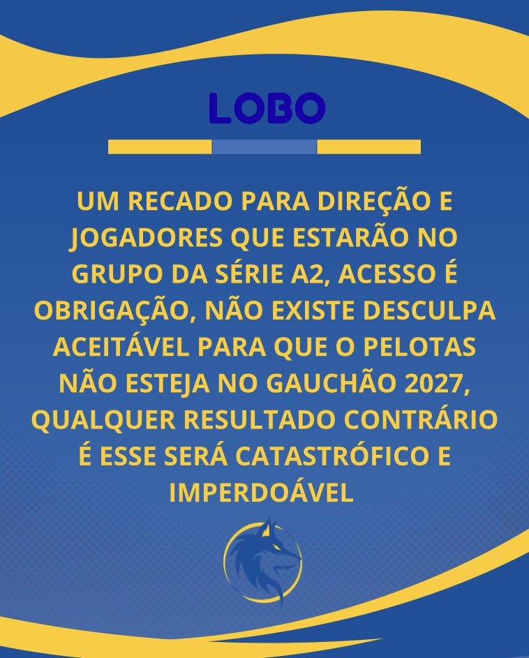 FUTE LOBO tweet media