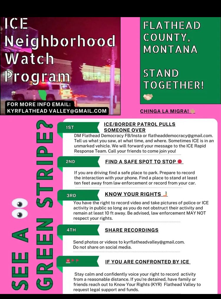 MTGemma64's tweet image. WTF! CA Wa &amp;amp; OR are officially taking over the Flathead! Now I have to find out when &amp;amp; where (from the anti icers) and go video them videoing. 🙄#Flathead #Montana