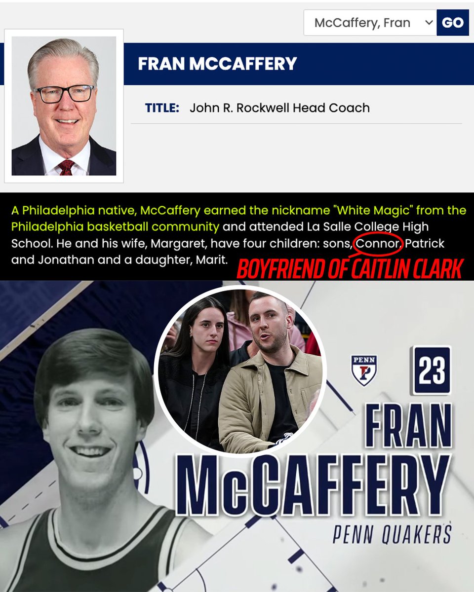 DKSports's tweet photo. Today I learned Fran McCaffery is the John R. Rockwell Head Coach at Penn…

and was once known in Philly as “White Magic.” https://t.co/yn6RmjedPp