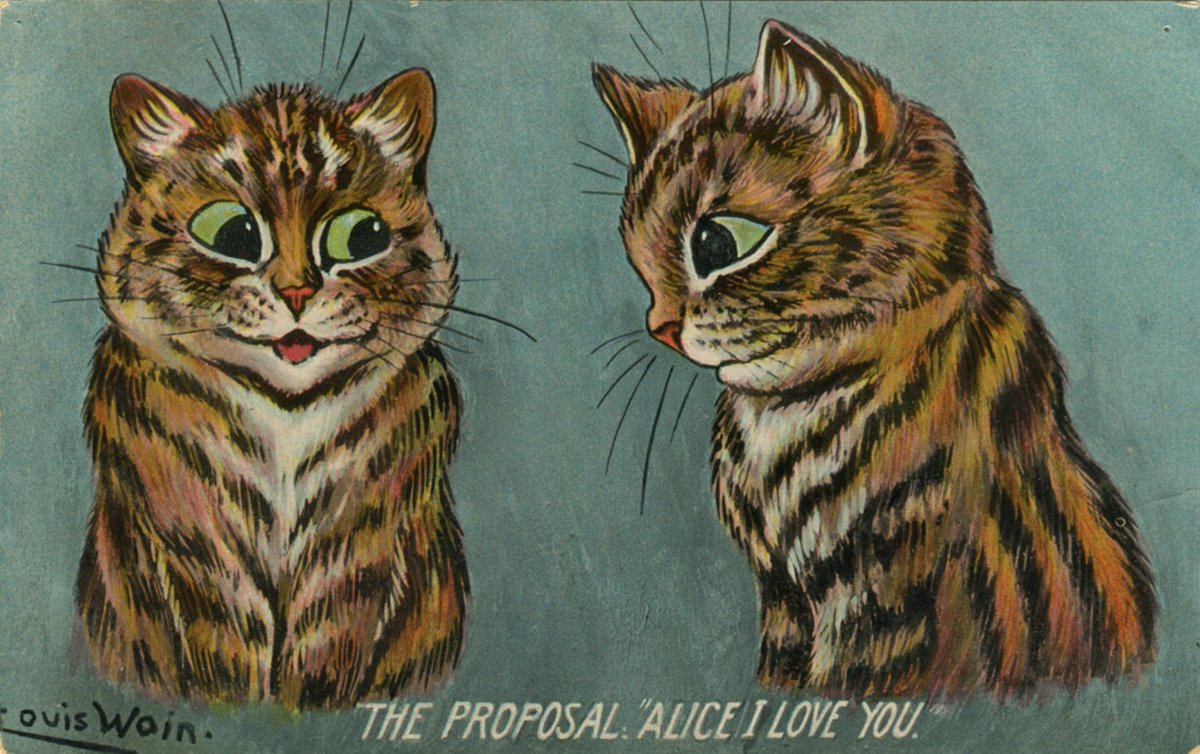 Louis Wain Bot tweet media