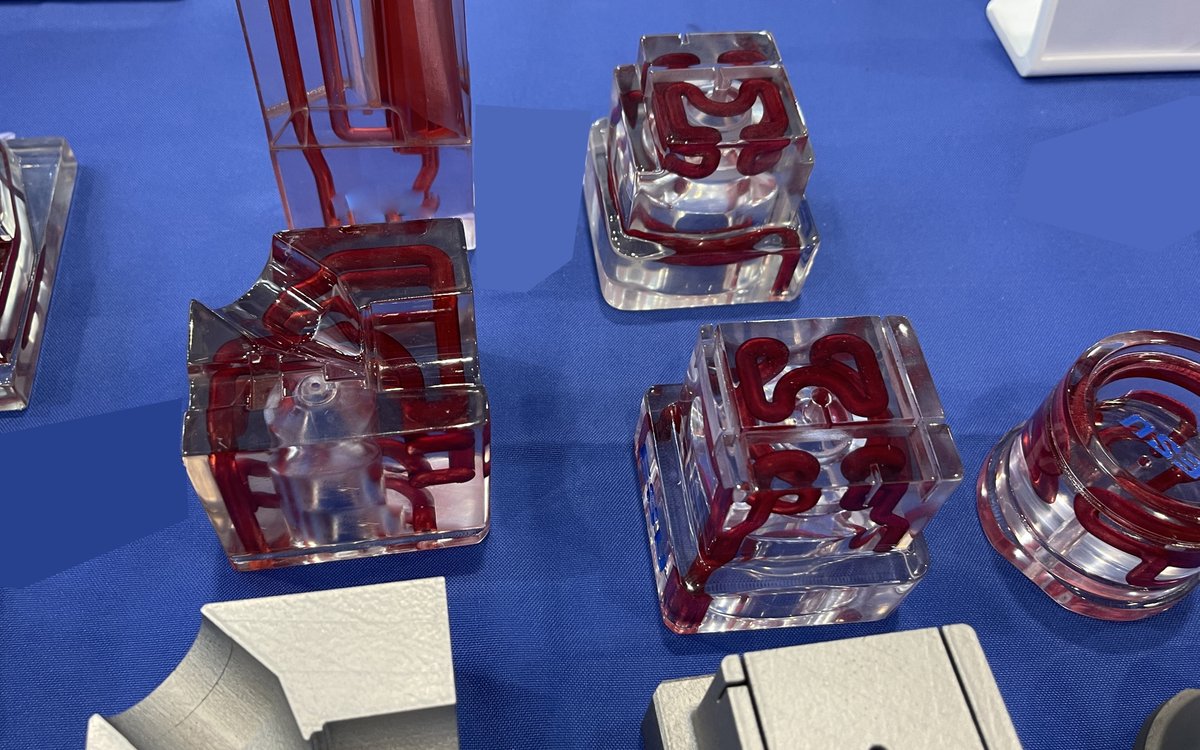CorePrint_SZ's tweet image. We can also fabricate conformal cooling channels for injection molds using 3D printing technology.#CorePrint #3D #Printing #service