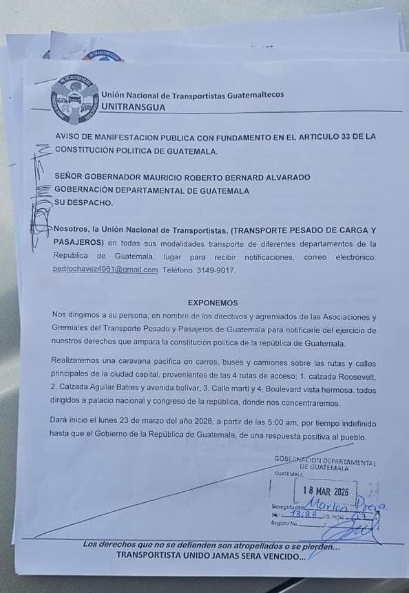 Continúa el alza en combustibles y transportistas anuncian manifestación para  el lunes 23 de marzo todanoticia.com/2026/03/19/con… 
#combustible #transportistas #manifestación #Guatemala #todanoticia