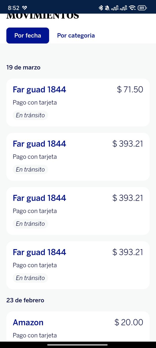 egolagunes's tweet photo. Oye @BBVA_Mex fui a @FarmaciaGDL y me cobraron varias veces,  según no pasaba la tarjeta y acabé pagando en efectivo, en el momento no se veía reflejado en la app y resulta que después de un rato ya aparecieron los cargos, ahí qué procede? https://t.co/3u1DUQoWeI