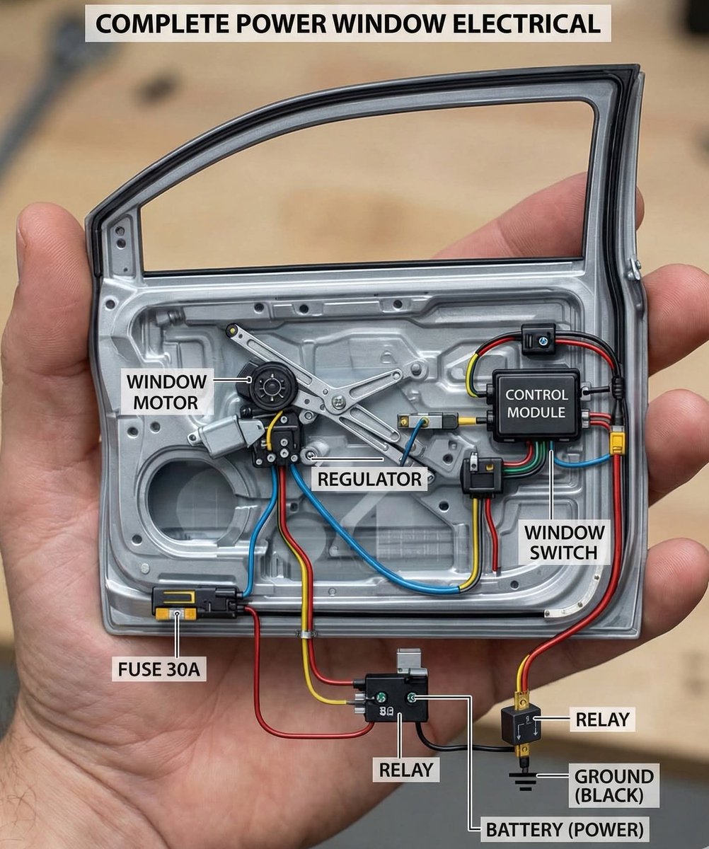 knowl_edge01's tweet photo. Complete power window electrical https://t.co/eL9IEtPjse