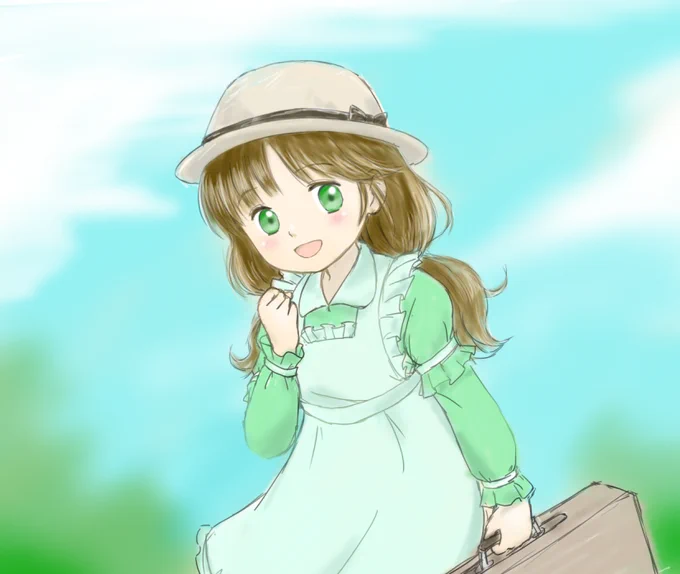 #無言で帽子をかぶったイラストを貼る見た人も貼る