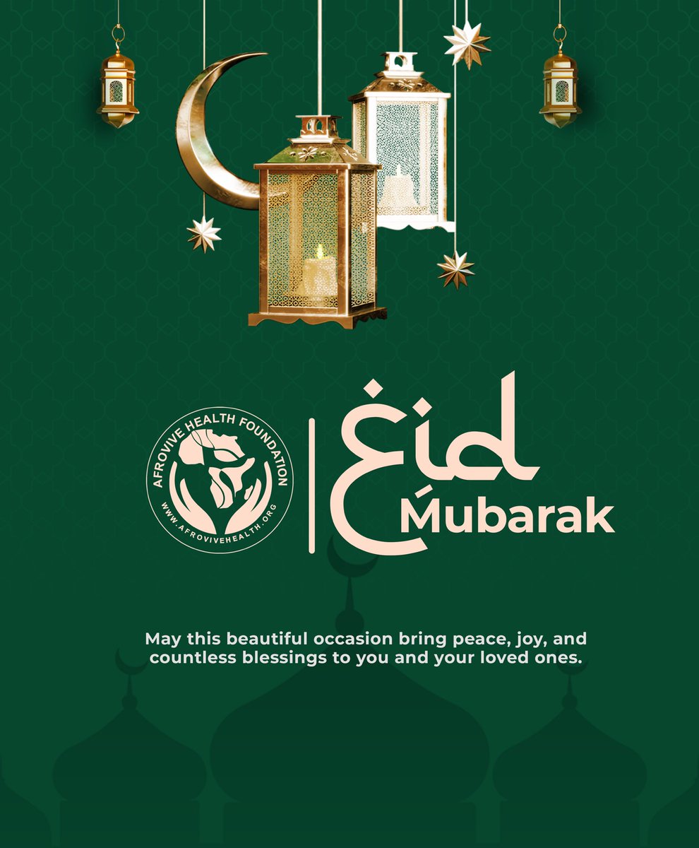 Afrovive_Health's tweet photo. To all our moslem comrades, we wish you a happy Eid! 
# EidMubarak https://t.co/e7dt0tulDr