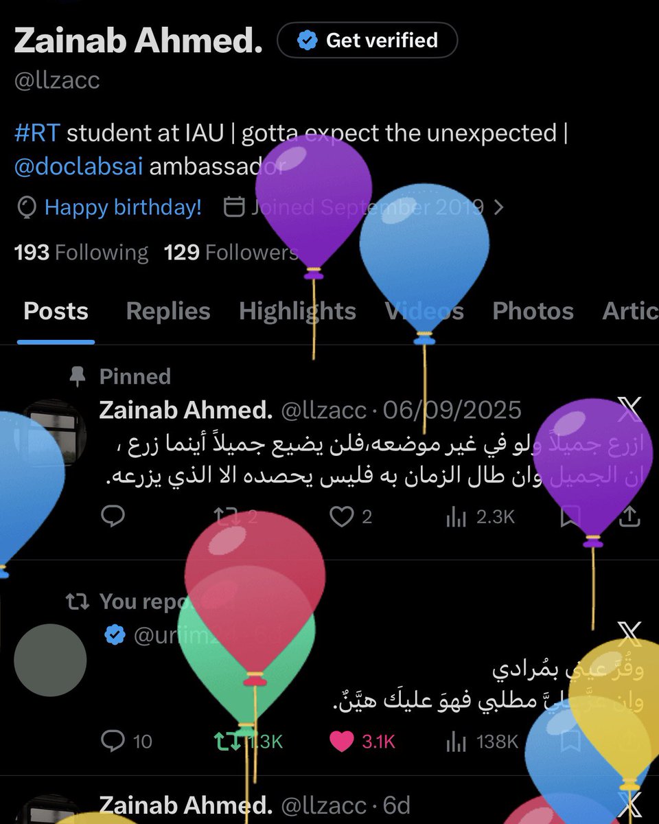 Zainab Ahmed. tweet media