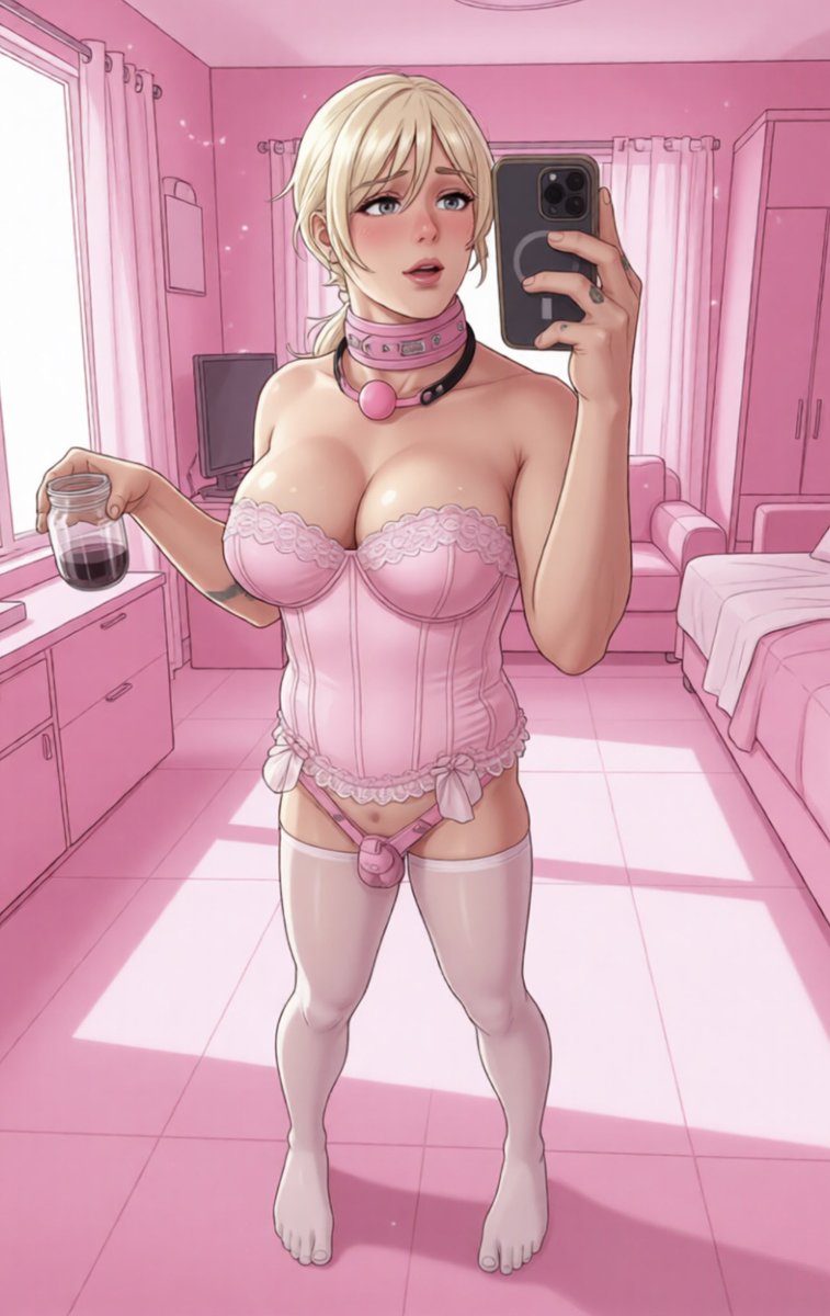 Sissyspit's tweet photo. The future is locked plugged n pussyfree #sissy #chastity #bnwo #qos♠️ https://t.co/FbBKK4xC79