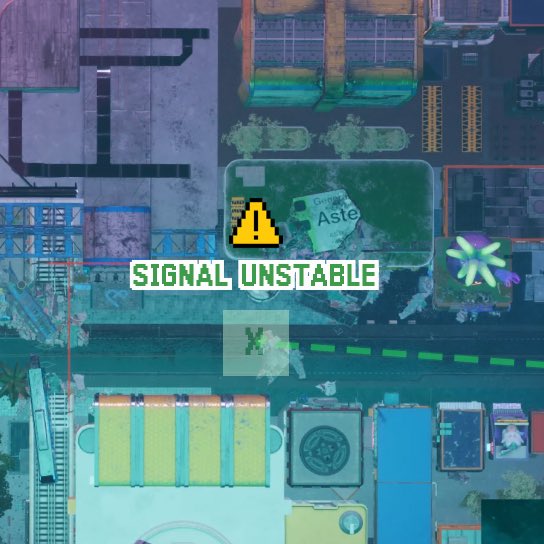 애들 다 SIGNAL LOST 
(신호 없음)
 
                                 막내만 지금 SIGNAL
                                UNSTABLE (신호 불안정)
