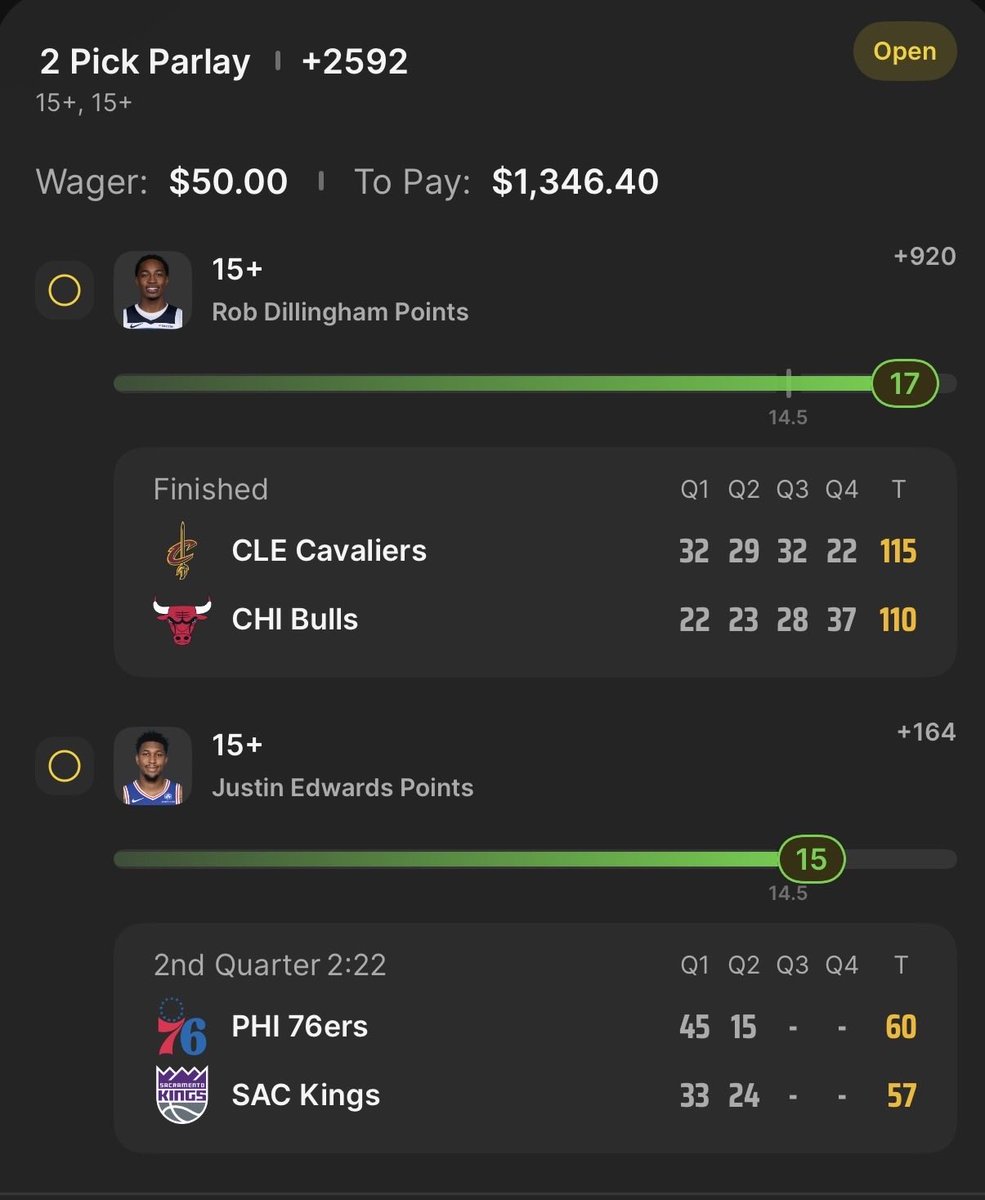 Another day, another stimmy!!!! 

Has truly been an unbelievable season. 

Wish DK didn’t limit me to $50 here, but another amazing night

whop.com/house-of-stimms