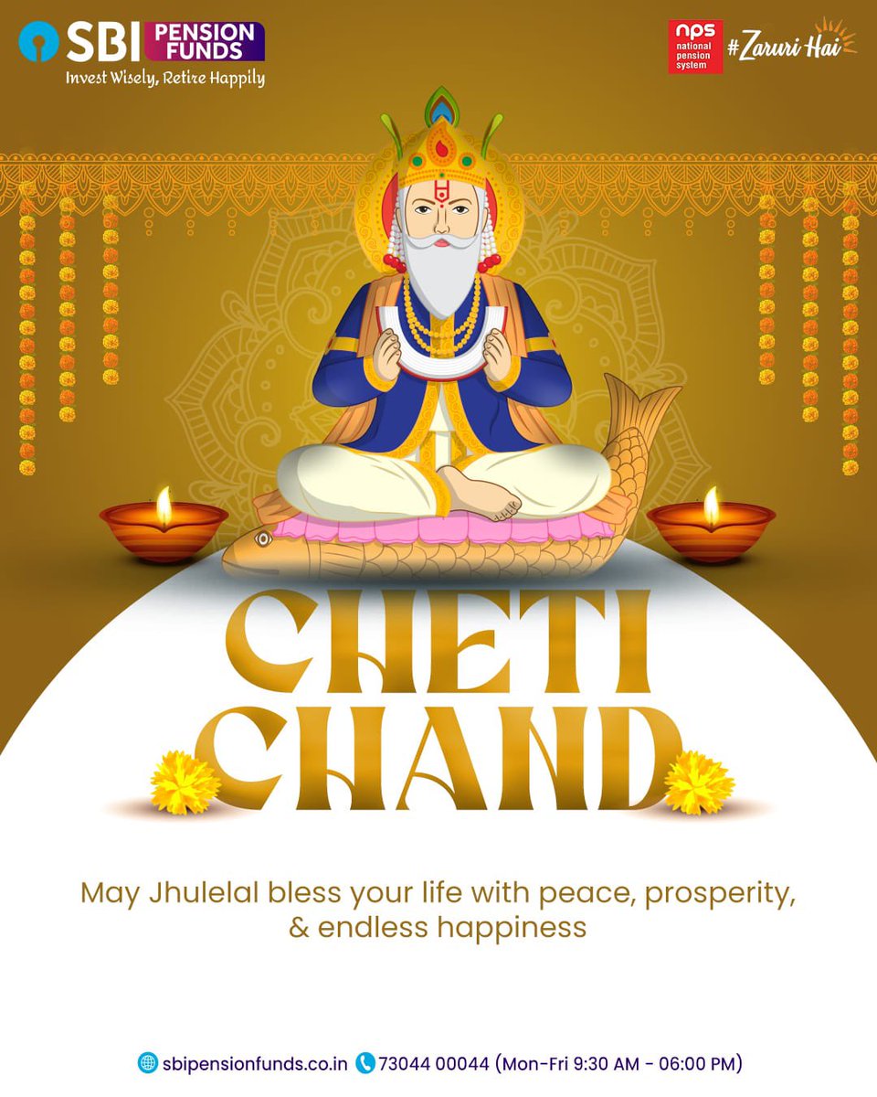 sbipensionfunds's tweet image. Wishing you a joyful #ChetiChand! May this #NewYear bring happiness, prosperity, and peace to all.