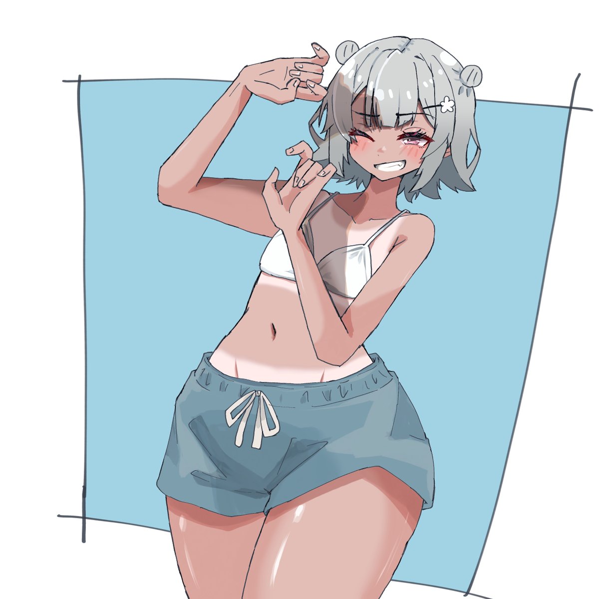 #日焼け止めの日

ぼかぁねぇ日焼け跡がねぇ。好きなんだよ 