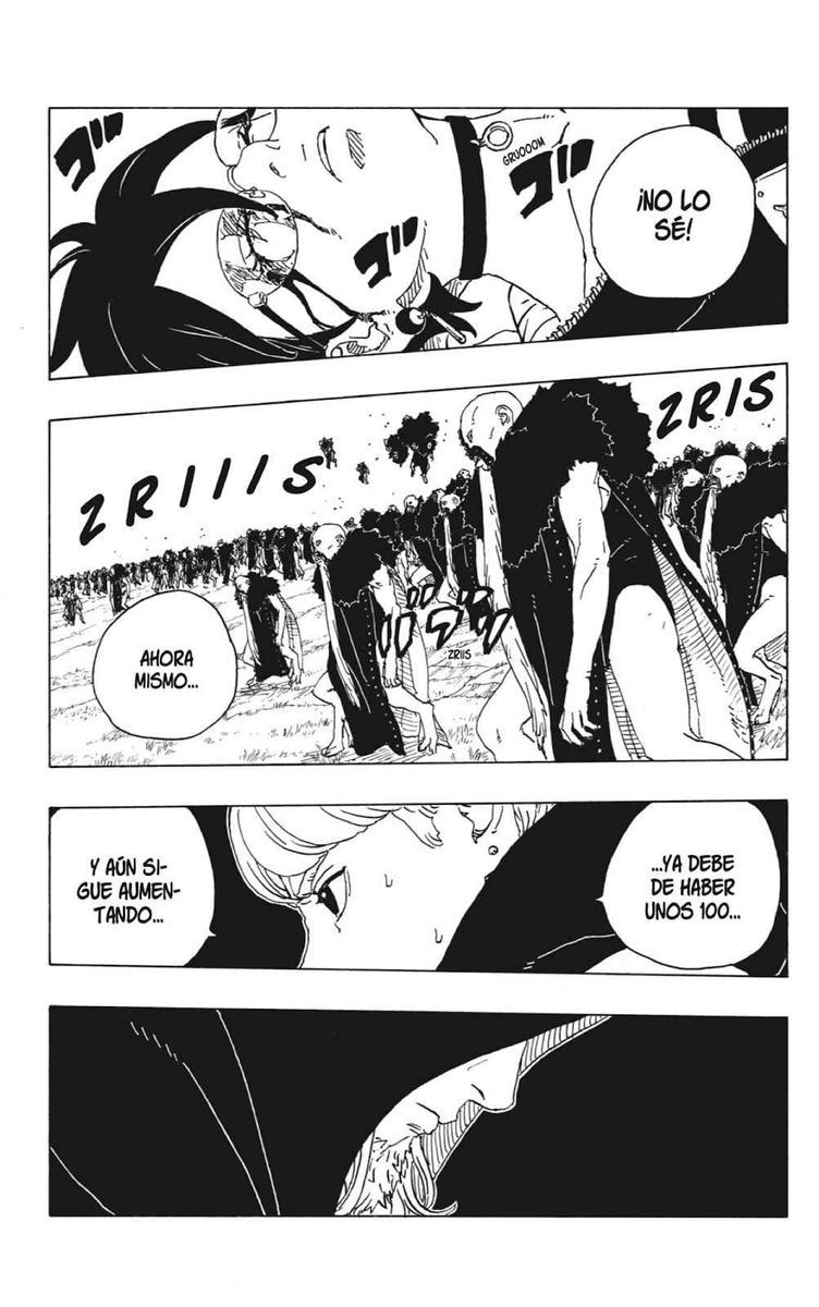 AMQ13245's tweet photo. De lo que va del manga de Boruto en general este es mi cliffhanger favorito
A menos que se saquen a Momoshiki no sé cómo se van a salvar de esta situación cuando dos de los más potentes de la aldea ya han caído
#borutotwobluevortex32 https://t.co/hDZHPRXGoP