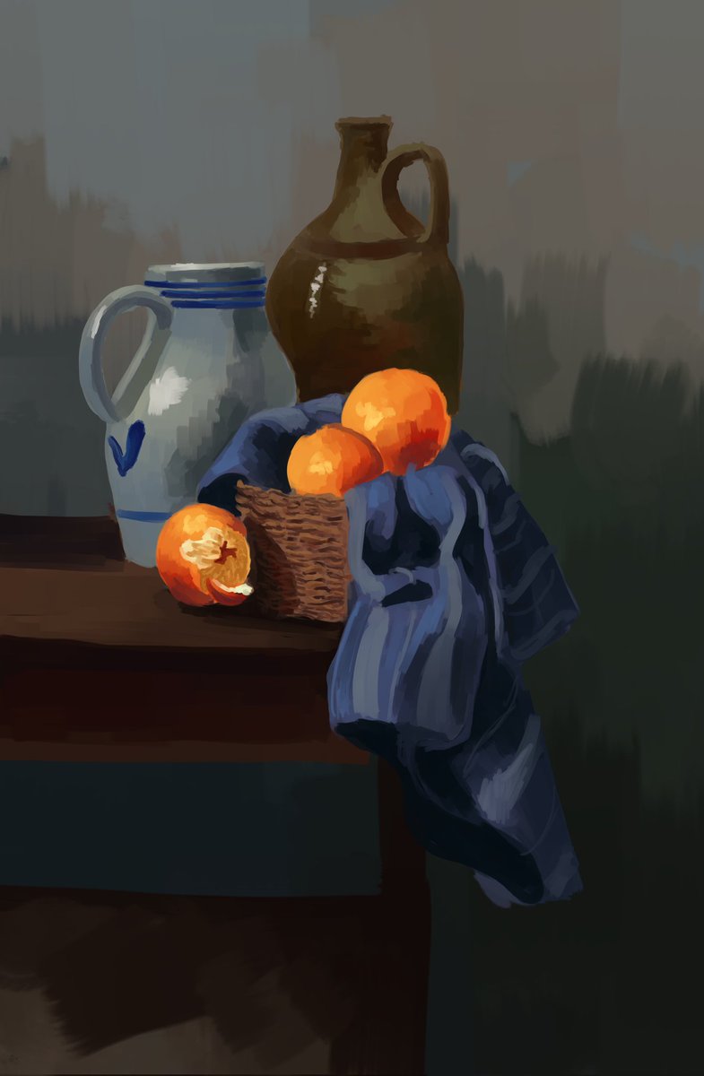 akro_doodls's tweet photo. Daily 1h photo study No.7!

This one turned out very dark?... Might be bc im struggling haha

#artstudy #dailyartstudy #digitalpainting #stilllife https://t.co/POJLbbqiX9