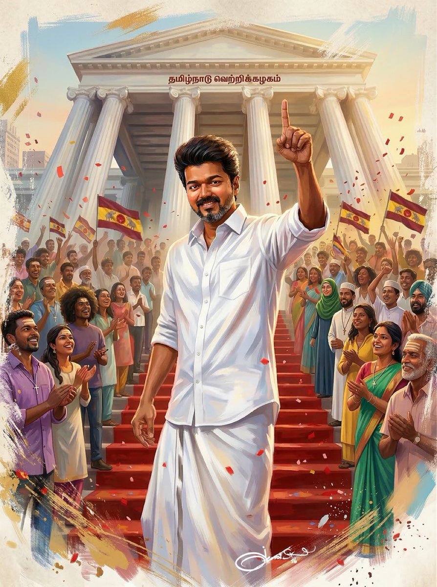 ஒரு விரல் புரட்சிக்கு தயாராவோம் 
நமது சின்னம் #விசில் #TVKVijay‌ 
#April23 #TNelection2026 #TVK