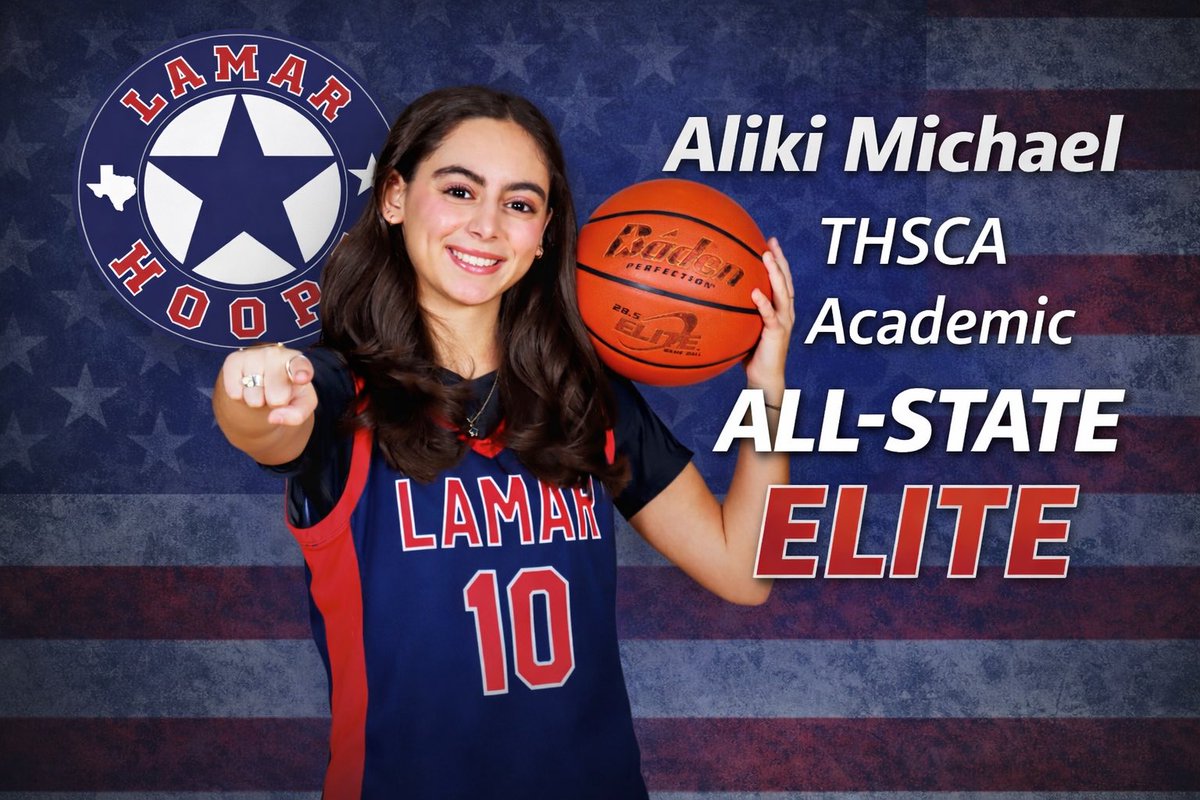 Lamar_LadyHoops's tweet photo. Congrats to Aliki Michael (THSCA Academic All-State) and Bahiyya Wilson (Honorable Mention)! Proud of your hard work, leadership, and character on and off the court. #LamarHoops https://t.co/brA2yZ8wch