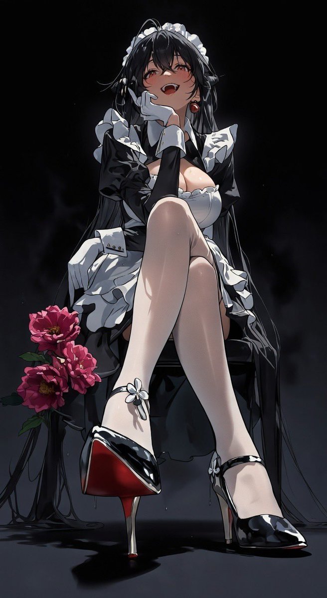 hyloqn_ai's tweet photo. 超重量の愛が籠った祝い『maid』

ああ、ご主人様

一生懸命頑張って来ましたね…

私からもお祝いを差し上げますわ

花と靴底

どちらがよろしくて？❣️ https://t.co/TpFzwVqnJ0