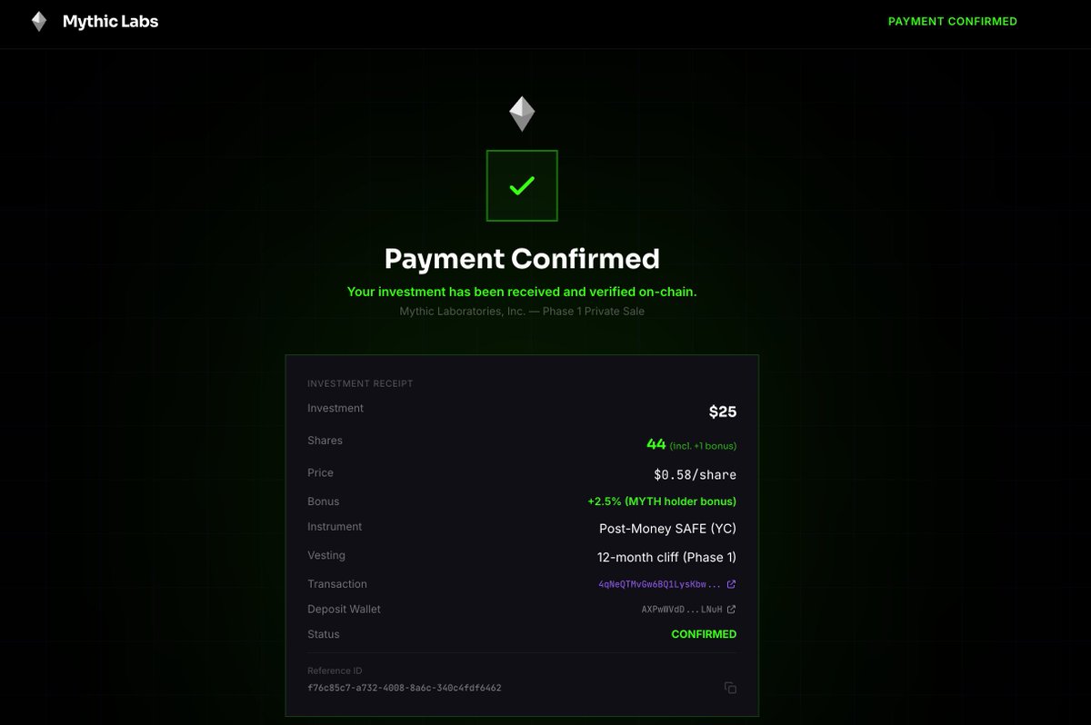 Mythic Labs tweet media
