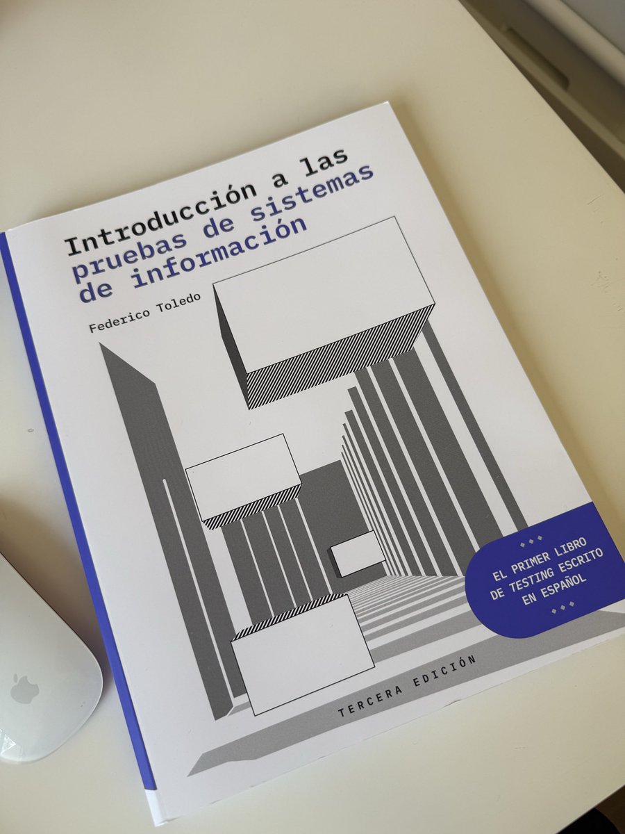 Mucho tiempo leyéndote, aprendiendo, siguiéndote desde lejos… y hoy por fin en vivo y a todo color @FedericoToledo 
Gran regalo el de tu libro, así se construye comunidad 🙌 🇺🇾•🇲🇽
¡Gracias por tu generosidad! #SoftwareTesting