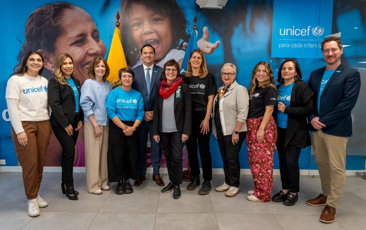 UNICEF Ecuador tweet media