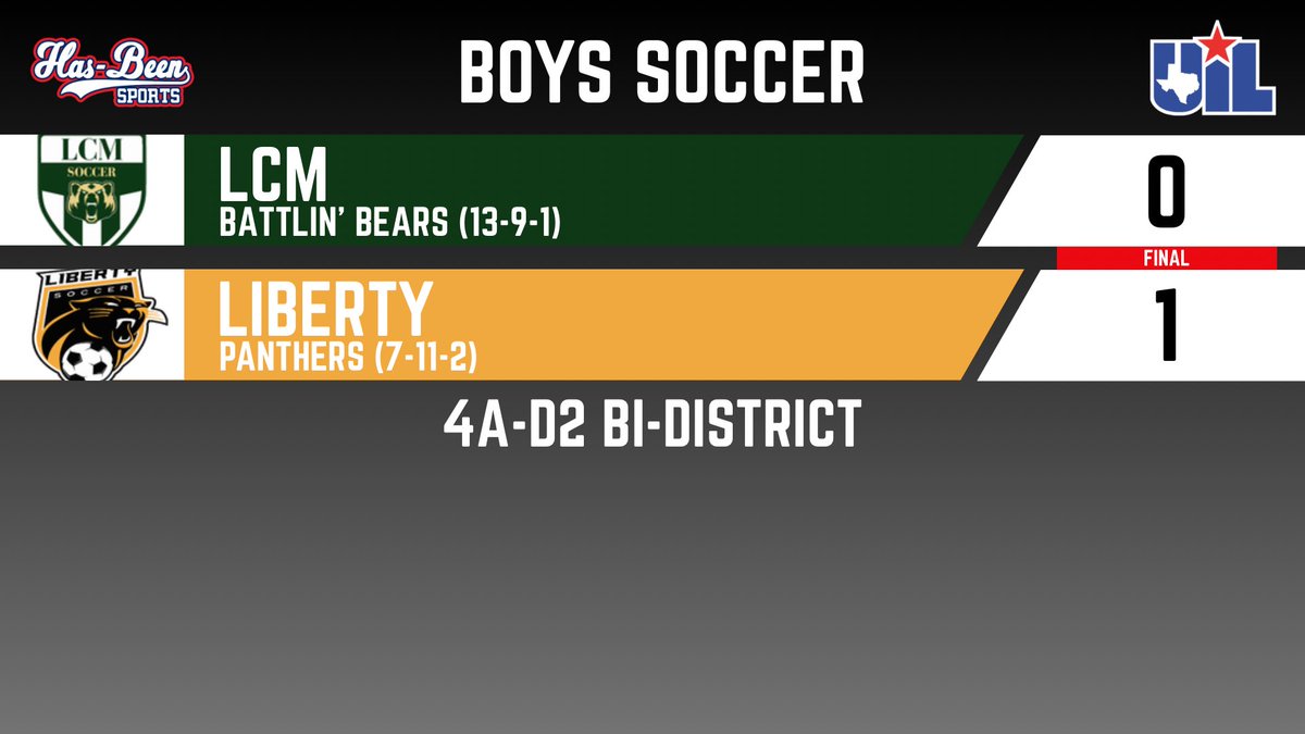 AshlyElamSports's tweet image. Liberty takes down LCM, 1-0. #txhssoccer