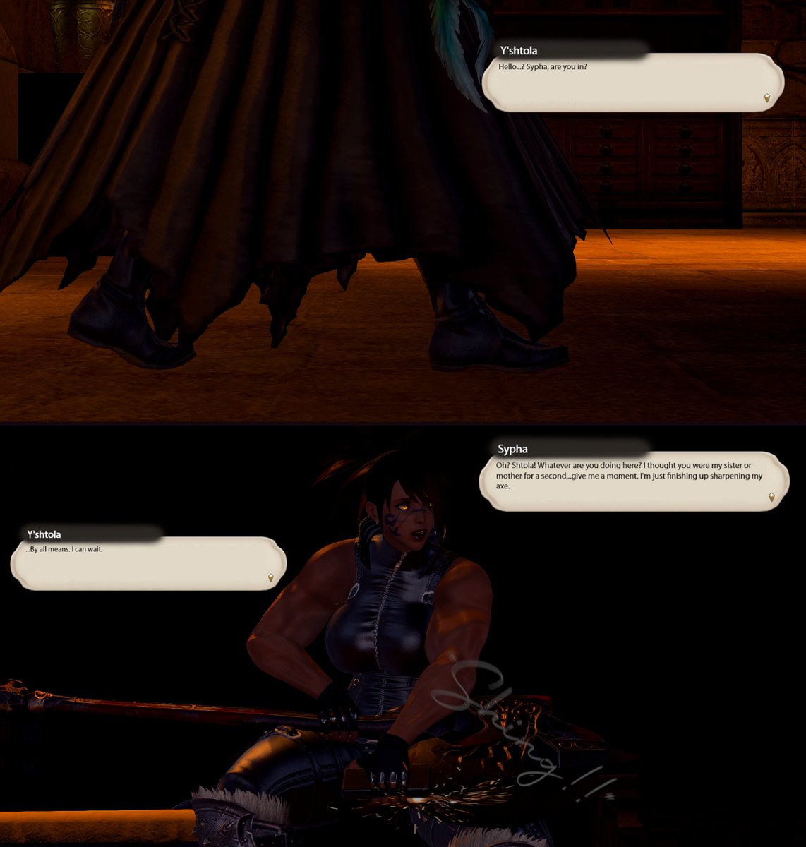 Sypha Hawke ~ E-Gposer (Back to in-office work) tweet media