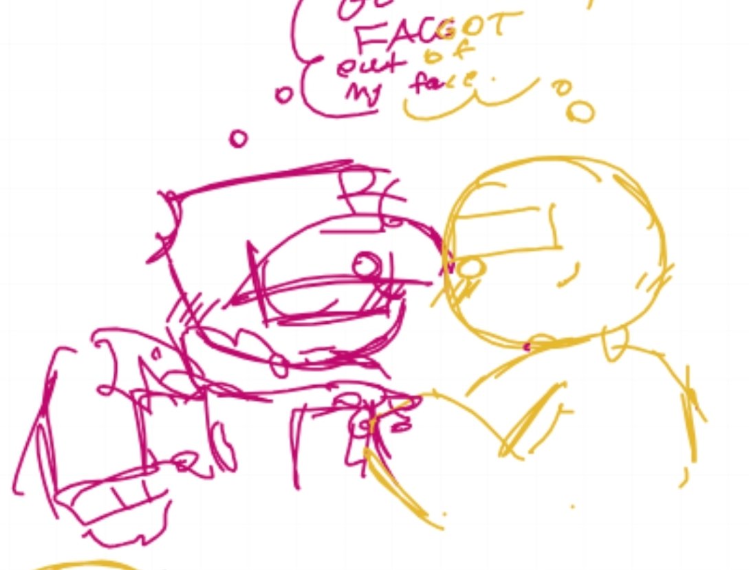 foxyglitter_'s tweet image. #hjd  / #hellojohndoe 
whiteboard doodles they are all gay #haha