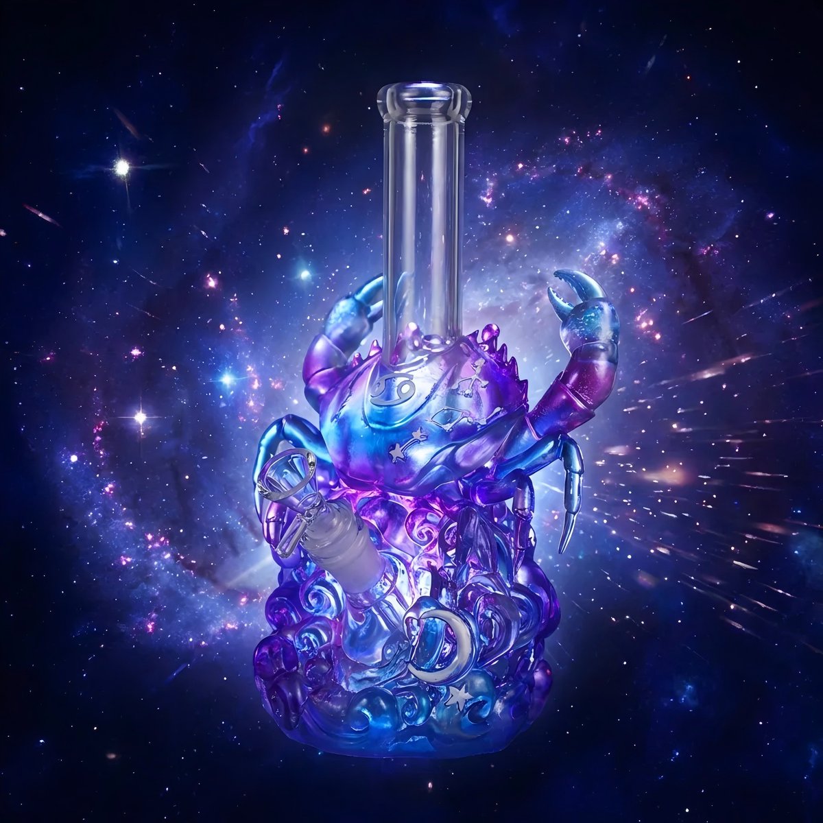 VolcaneeJack's tweet photo. Zodiac Series 🔮
♌ ♈ ♐ ♋ ♏
Built to stand out.
DM for wholesale.

#zodiac #420community #smokeshop #glassbong https://t.co/JEIPNAfbhP