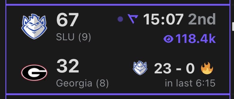 23-0 Run. YOU. CAN’T. STOP. THEM.
 (Via <a href="/realapp/">Real App</a>)