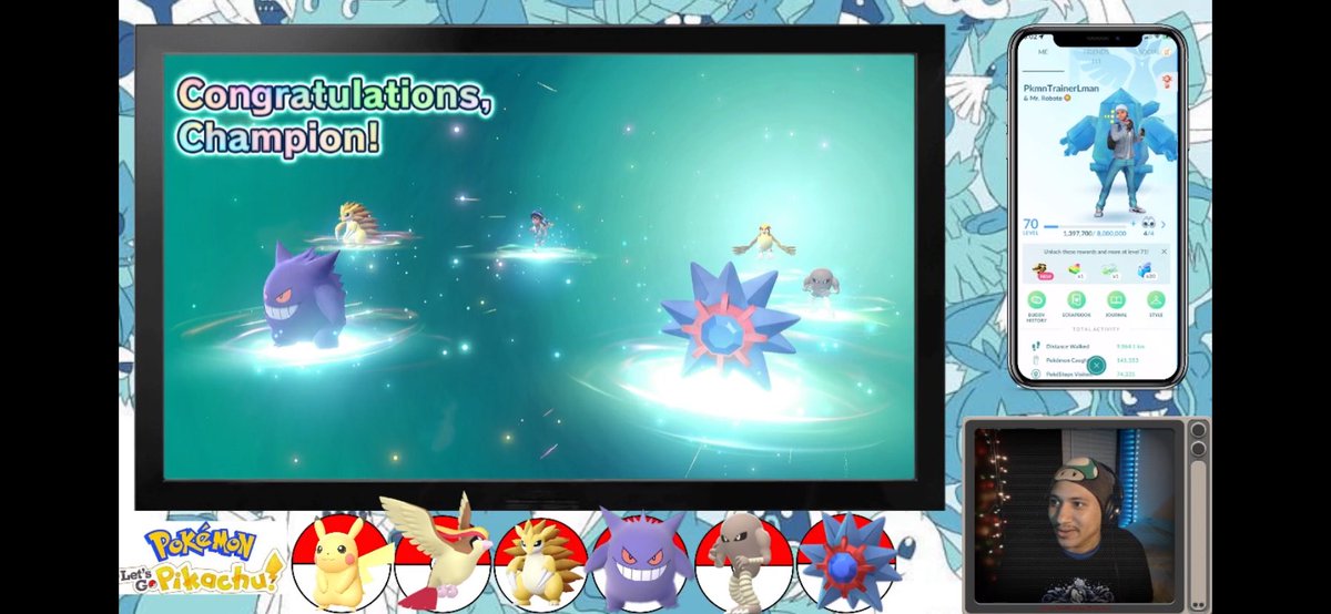LmanTV's tweet photo. Another one in the history books!

From Pokémon Sword, to Pokémon Let’s Go Pikachu!

#pokemonletsgopikachu https://t.co/kRFXgIbdFs
