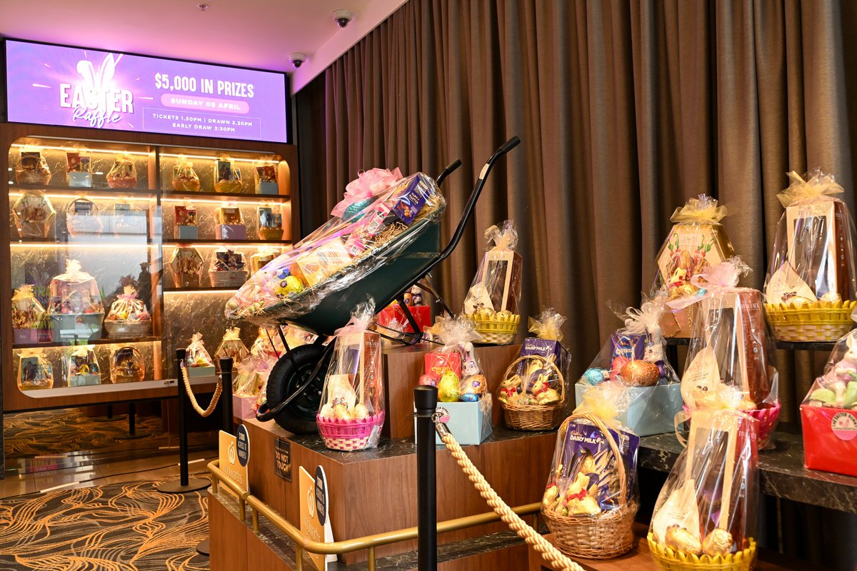 Our $5,000 #EasterRaffle has arrived and it looks amazing! 

📅 Sunday 5 April
🎟️ Tickets 1:30pm 
⏲️ Early Draw 2:30pm | Main Draw 3:30pm

5 x $200 Eftpos cards to be won!

This raffle will replace our regular Supersized Sunday Raffle. T&amp;C’s apply.

#easter #raffle #MerrylandsRSL