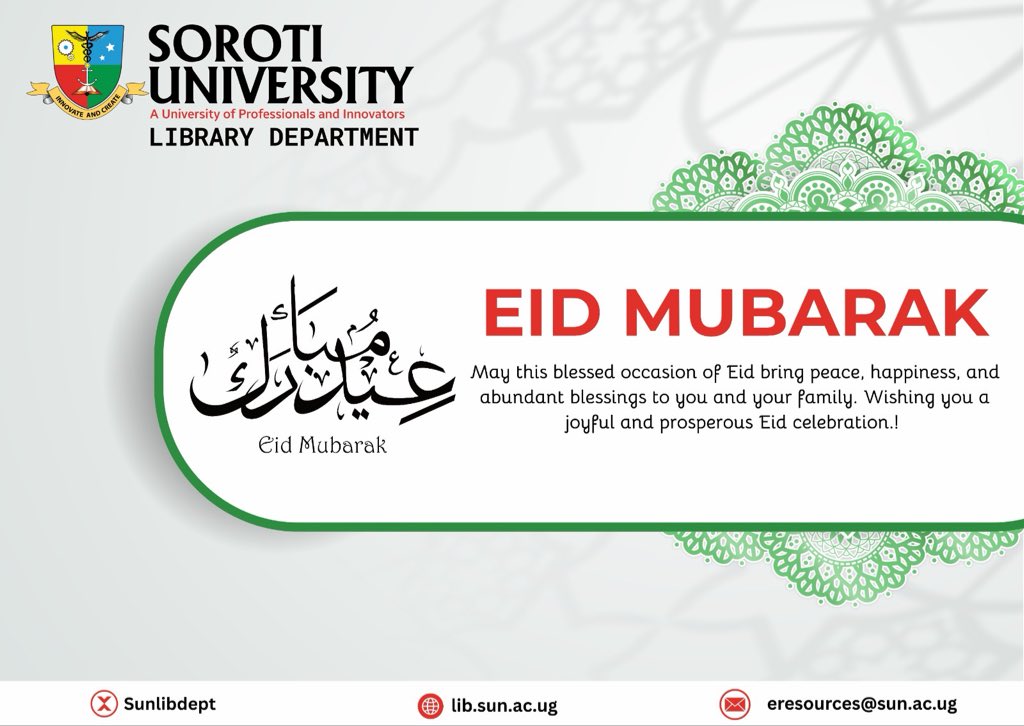 Soroti University Library tweet media