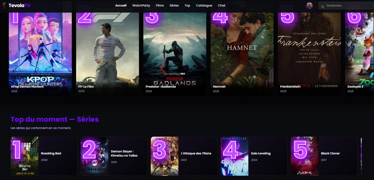 TevolaTV's tweet photo. Marre des sites de streaming qui lag ?

En 2026, un site stable, rapide et en bonne qualité :
👉 https://t.co/n8mHQ2bZiZ

#Streaming #Films #Series #WatchOnline https://t.co/sqAbcuncHO