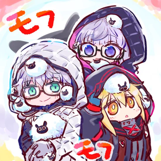 フードの隙間からモコモコもふもふ #FGO