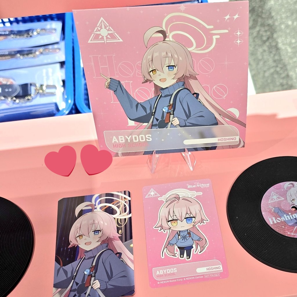 ❏🔷韓国ブルアカ4周年グッズ🔷❏ 4周年記念ロッテシネマコラボグッズ