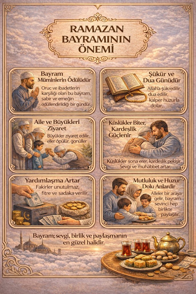 Ramazan bayramınız mübarek olsun