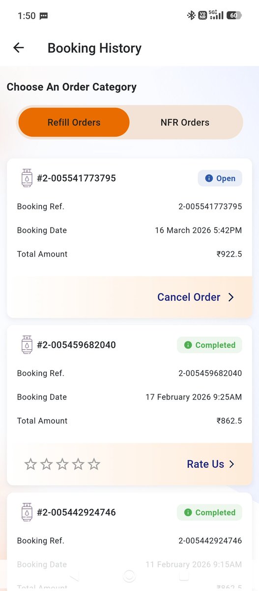 jsodhi's tweet photo. @IndianOilcl @indane_gas @indanegasonline @HardeepSPuri 

Regd mob no 93162 98696 , gas booked on 16 mar 26 ( full payment done )

Gas still not recd . ( Screenshot of ur app enclosed )

Kly send asap

2549 A ( FF ) , Sec 47 C
Chandigarh https://t.co/UjtXJNfGIq