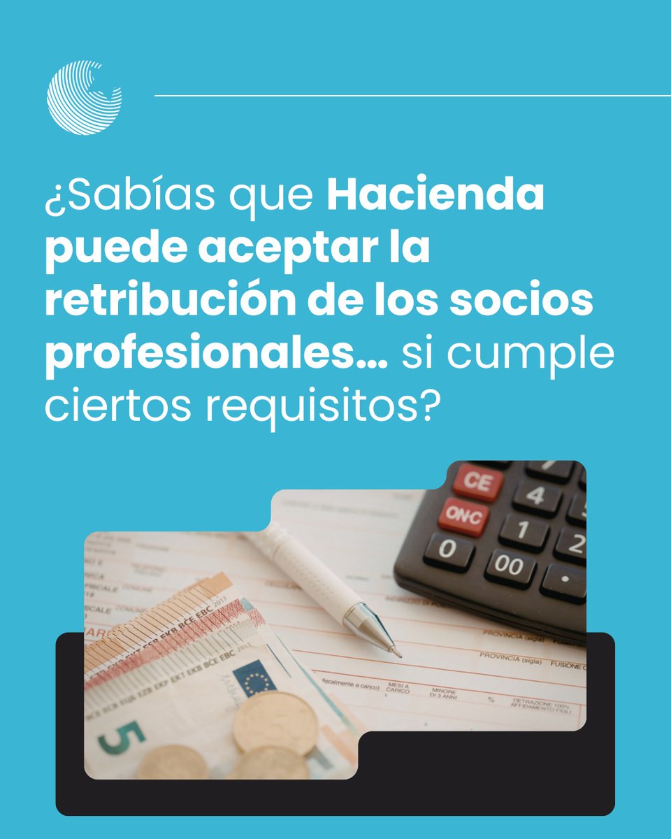 EBFconsulting's tweet photo. 💡 ¿Sabías que Hacienda puede aceptar la retribución de socios profesionales si cumplen ciertos requisitos? 🤔

Revisa los criterios para evitar conflictos fiscales. 
Más info en nuestro blog 👉 https://t.co/CkRQa8HiRk

#Fiscalidad #Hacienda #Consultoría 💼📊 https://t.co/8Nc5dRP7fR