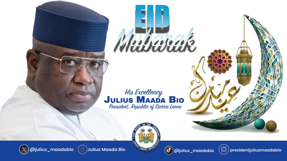 Julius Maada Bio tweet media