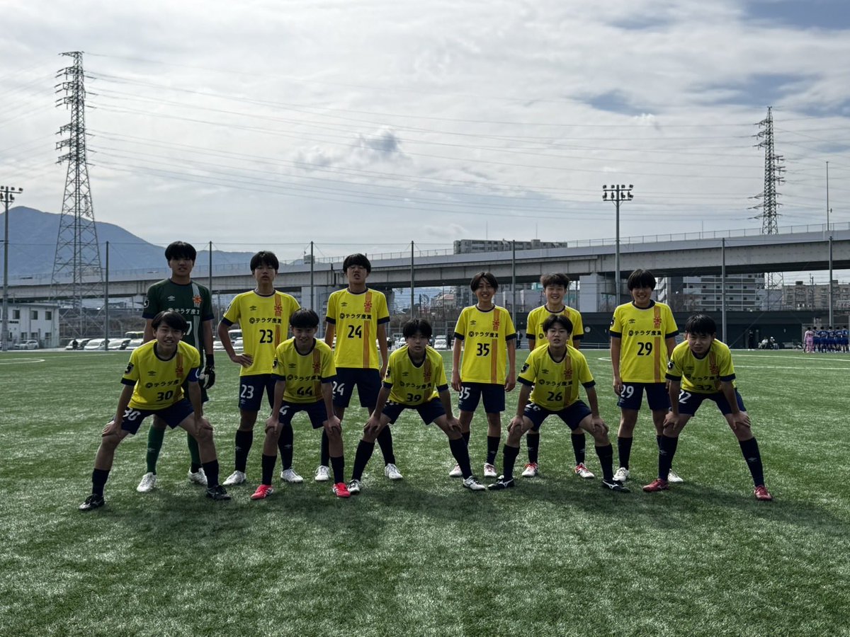 U-14
【ギラヴァンツ北九州2nd】
[大会名]
2026年度福岡県リーグ2部A第9節
vs久留米アザレア
[場所]
三菱ケミカルチャレンジ広場
[日時]
 3/20(金) 10:30kickoff
[試合結果]
ギラヴァンツ北九州2nd 2(0-2/2-4)6久留米アザレア
得点者：髙橋、松田
#ギラヴァンツ