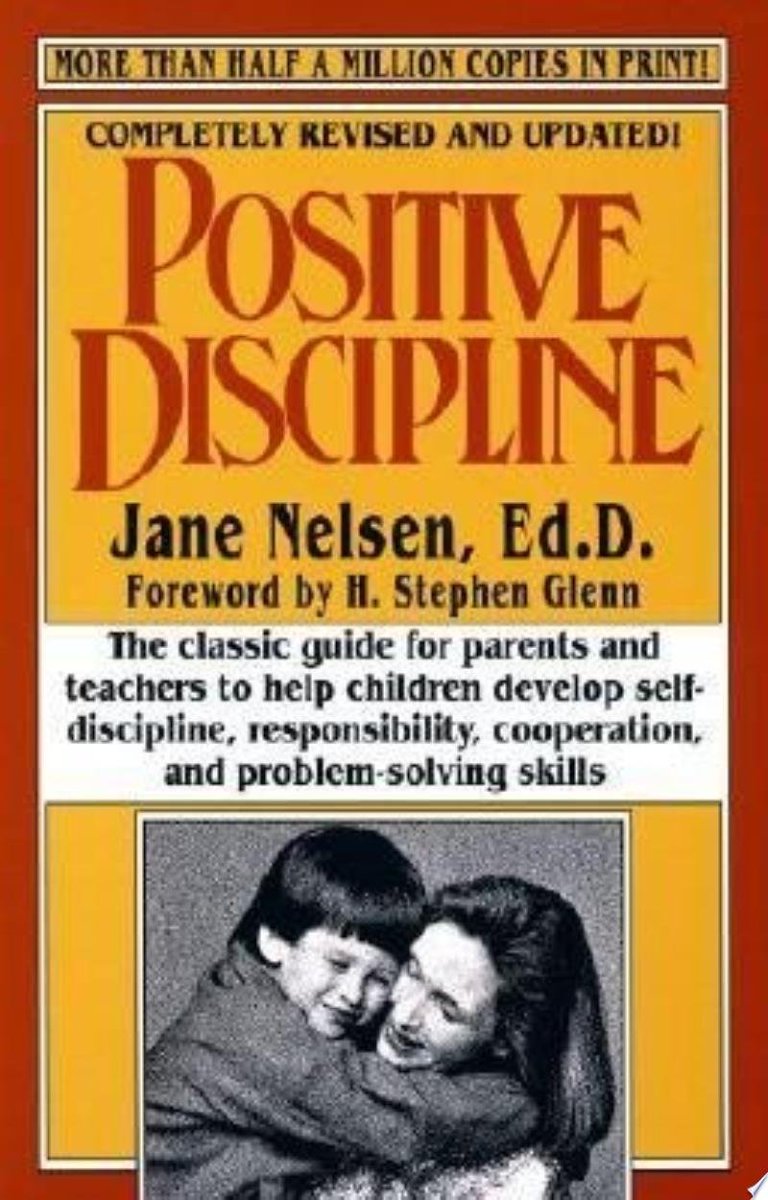parenting_book's tweet photo. Positive Discipline: THE KEY TO DISCIPLINE IS NOT PUNISHMENT, BUT MUTUAL RESPECT All parents try to do their best--but the best of intentions don't always produce the best …

Jane Nelsen - 1996

https://t.co/tDpyFCZtRN https://t.co/pJzEAeI1ea