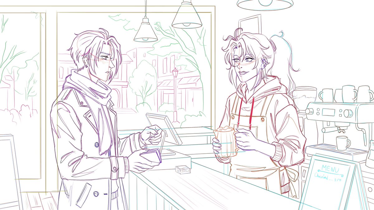 You won't believe it, but I've been working on this thing for a good week and a half now - if not longer. And I still just can't seem to finish the final line art! 😤 #SelestaRecless #Chengxian #Xiancheng #JiangCheng #WeiWuxian #mdzs #art