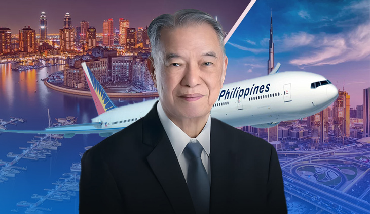 bilyonaryo_ph's tweet photo. Ultra bilyonaryo Lucio Tan’s Philippine Airlines (PAL) has suspended all flights to key Middle East hubs through April 30, 2026, citing escalating regional security concerns.

Read more: https://t.co/HBvt2WPpHw https://t.co/NppvaFPmQl