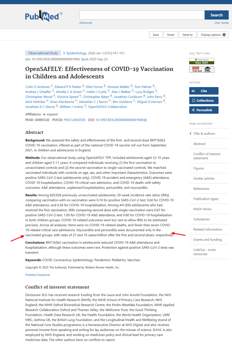 max1ci6's tweet image. "Micarditi e pericarditi sono state trovate solo nel gruppo dei bambini vaccinati".

E ancora non vedo torce e forconi.