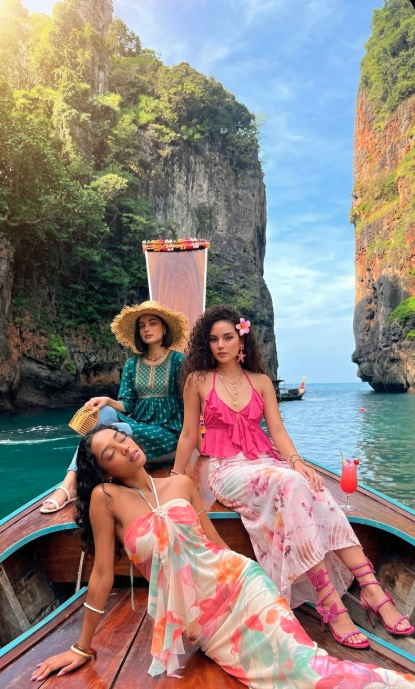 manojkumar_kub's tweet photo. When combining 3 models from different backgrounds, upload the image with your desired background first. 

Gemini uses it as the base. Then add other models. 

For best results, specify pose, camera angle, lighting, aspect ratio, and quality in your prompt. https://t.co/E5ogvdGY9i