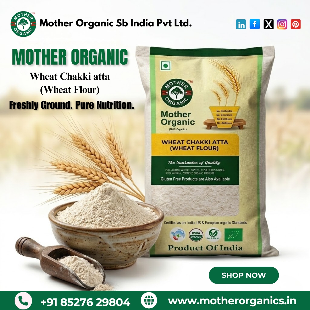 motherorganic01's tweet image. 🌾✨ MOTHER ORGANIC WHEAT CHAKKI ATTA (WHEAT FLOUR) ✨🌾
Freshly Ground. Pure Nutrition.
Bring home the goodness of Mother Organic Wheat Chakki Atta
🛒 Shop Now: motherorganics.in
📲 Call/WhatsApp: +91 85276 29804
#MotherOrganic #WheatAtta #ChakkiAtta #HealthyLiving