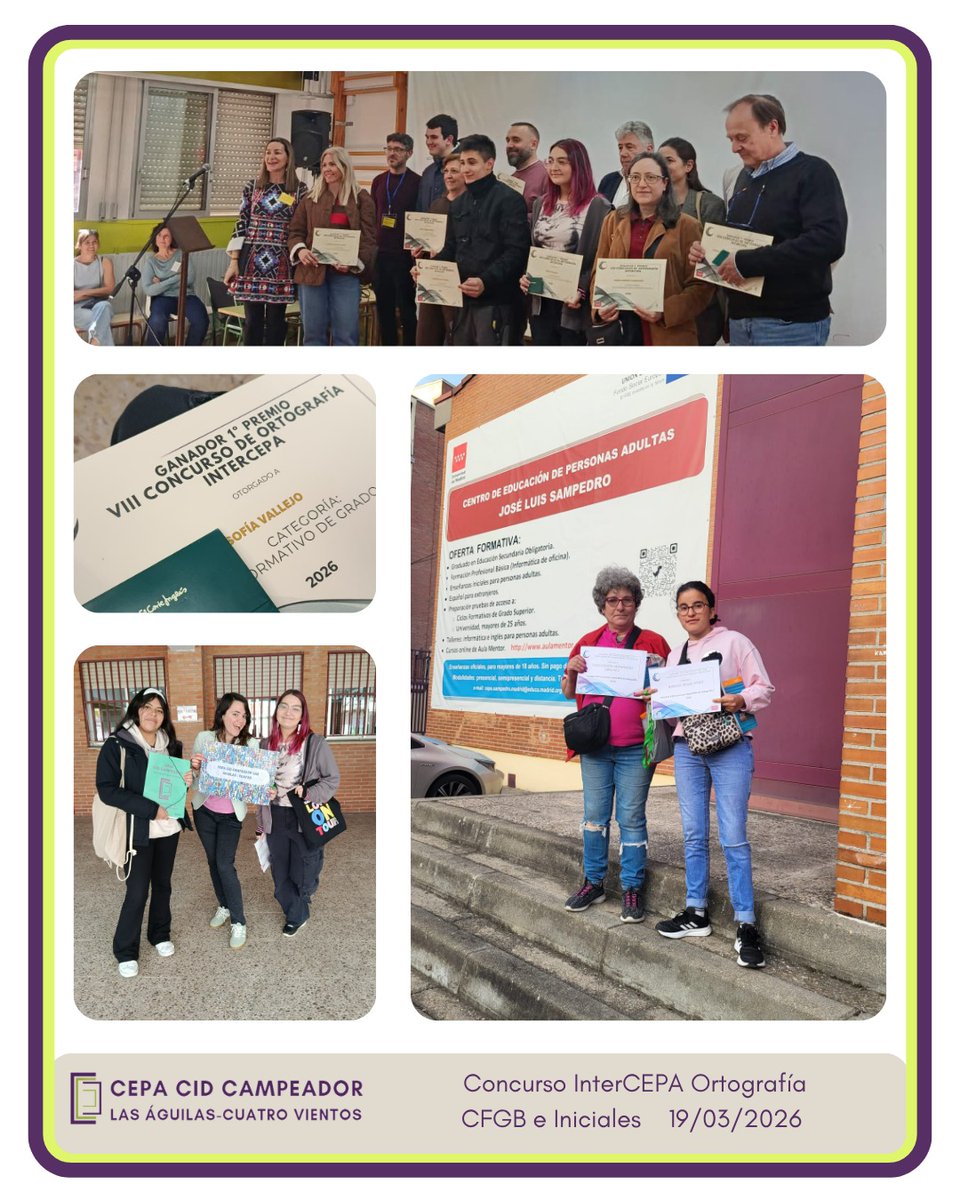 CEPA Cid Campeador Las Águilas-Cuatro Vientos tweet media