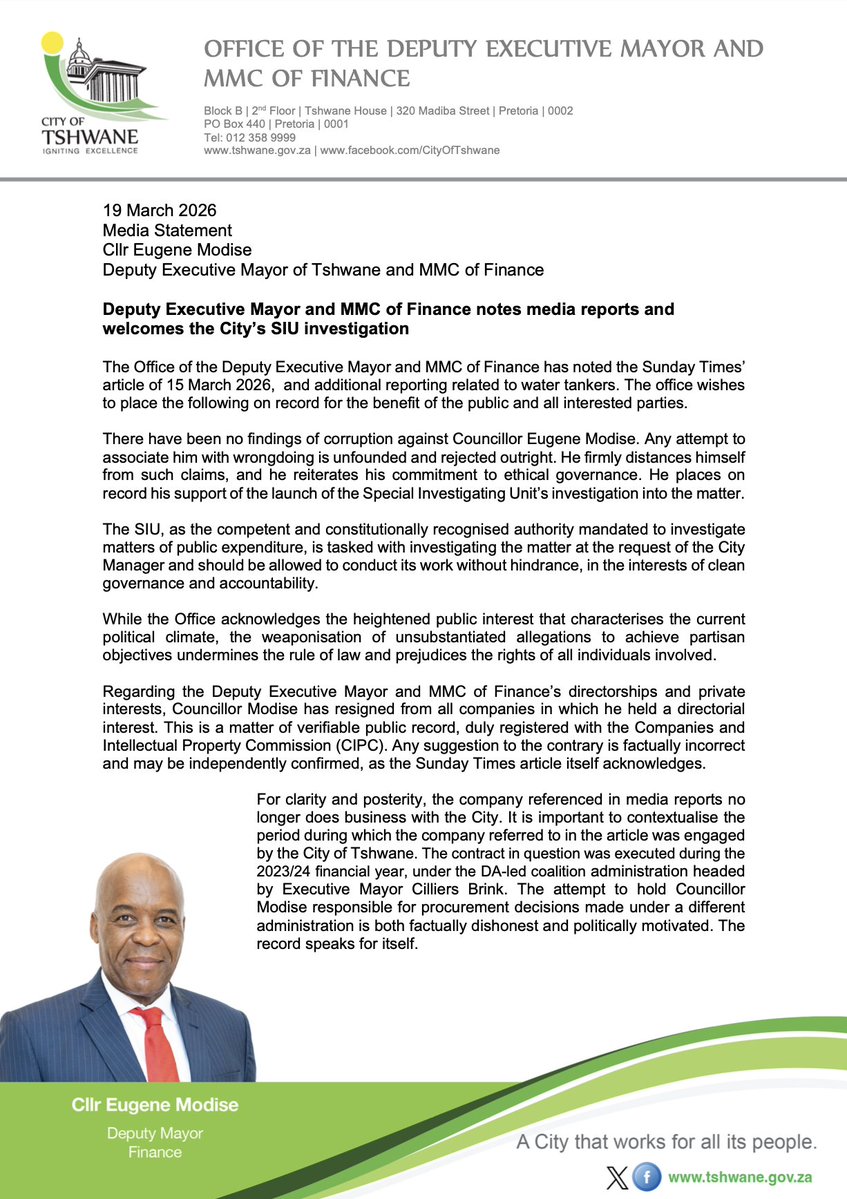 Eugene Modise tweet media